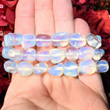 CHARGED Radiant Opalite Bracelet Tumble Polished Stretchy ENERGY REIKI