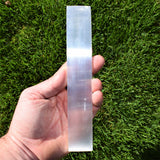 [1] 8" Selenite Polished Flat Crystal Charging Station POWERFUL ZENERGY GEMS